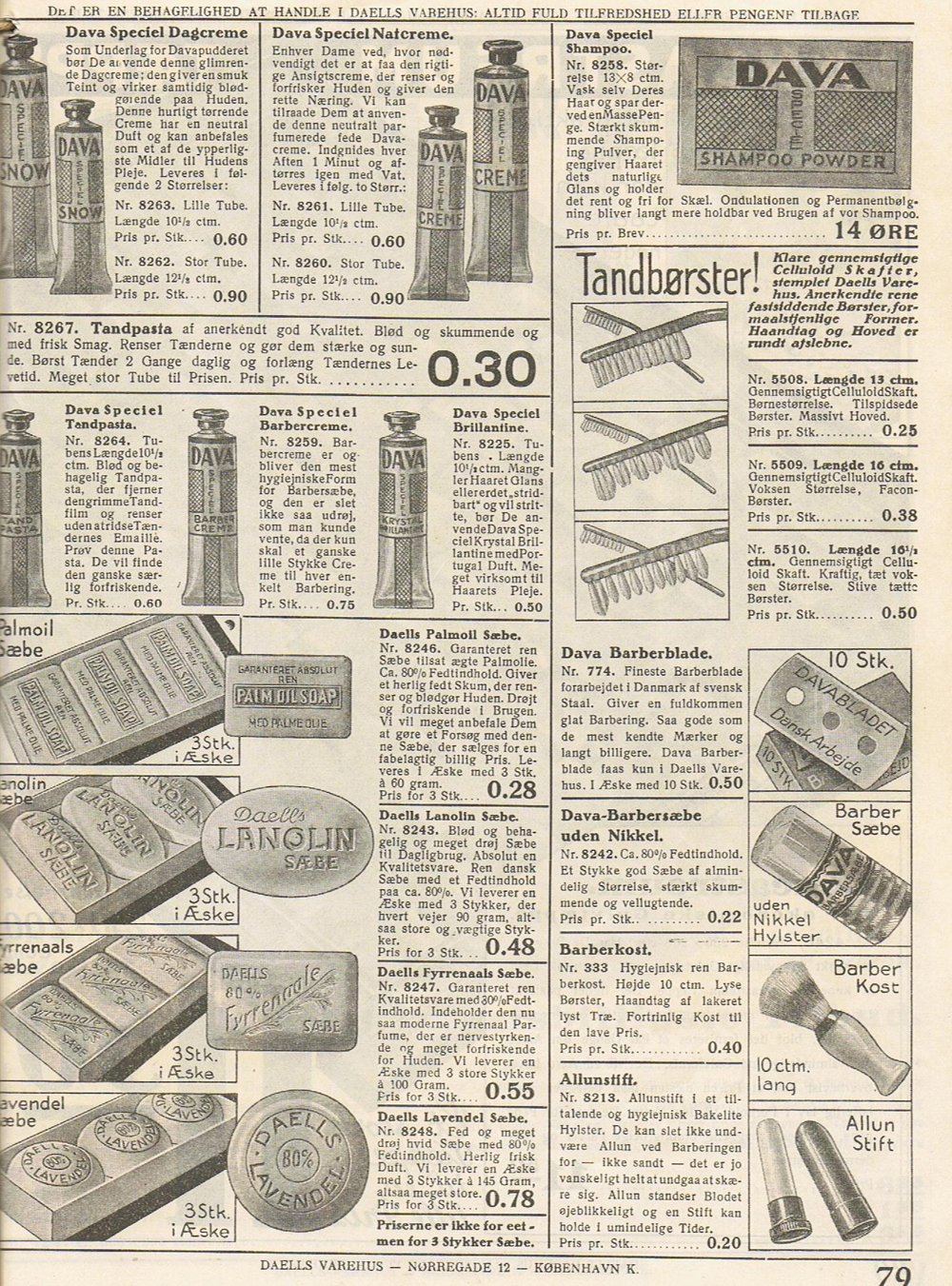 katalog daells varehus