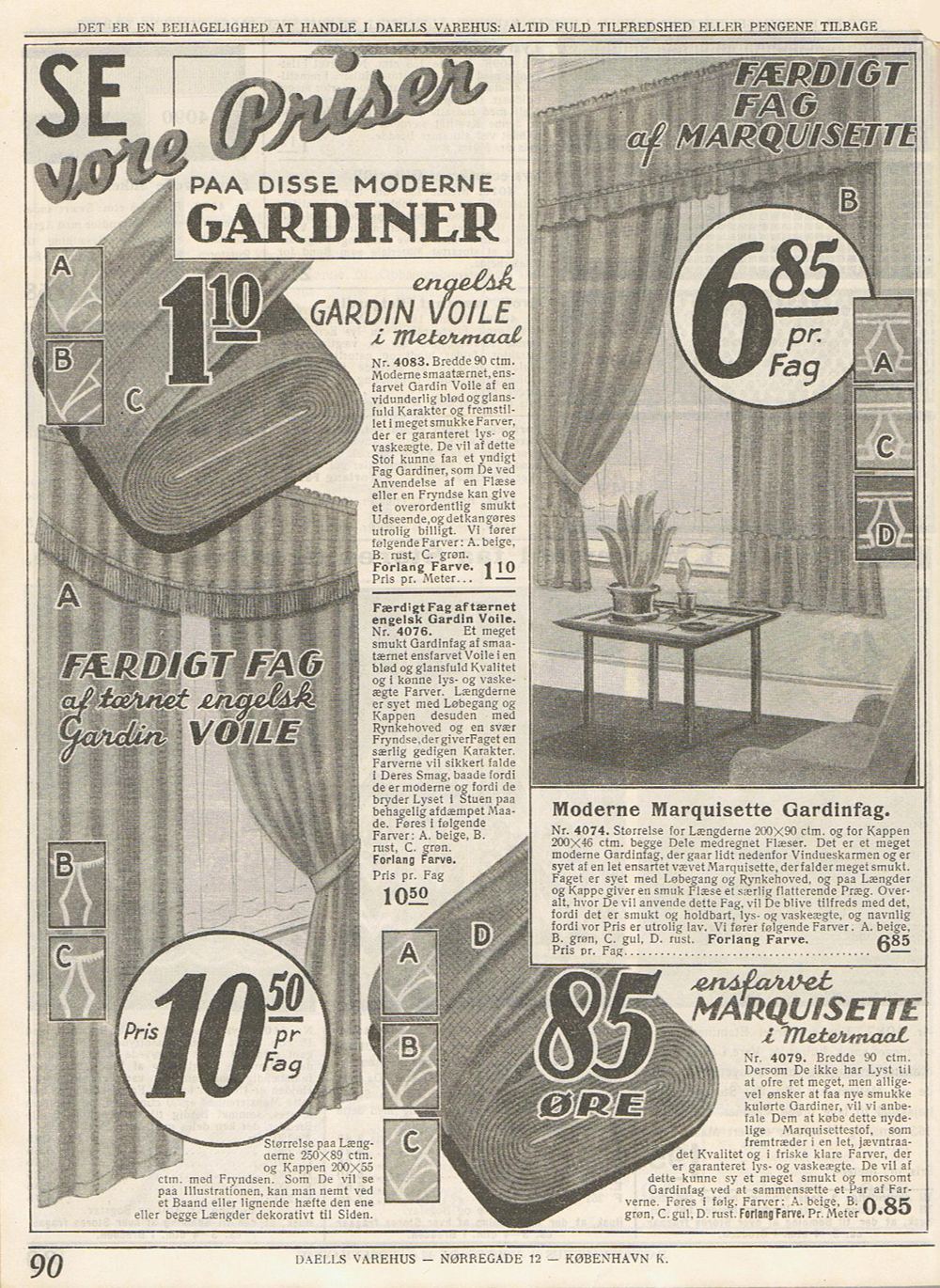 katalog daells varehus